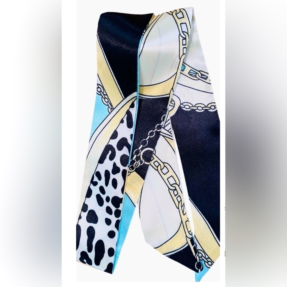 TWILLY SKINNY SILK SCARVES l BAG WRAP l Silk Wrap Tie